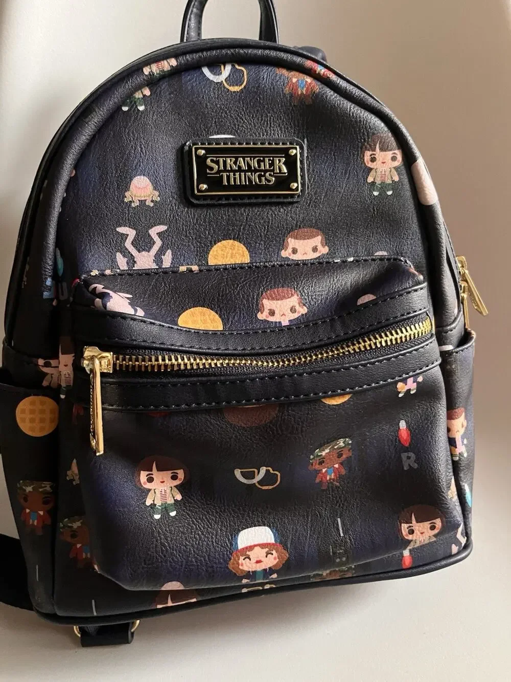 Loungefly Stranger Things Chibi Mini Backpack Funko AOP NFXBK0037 Netflix Rare